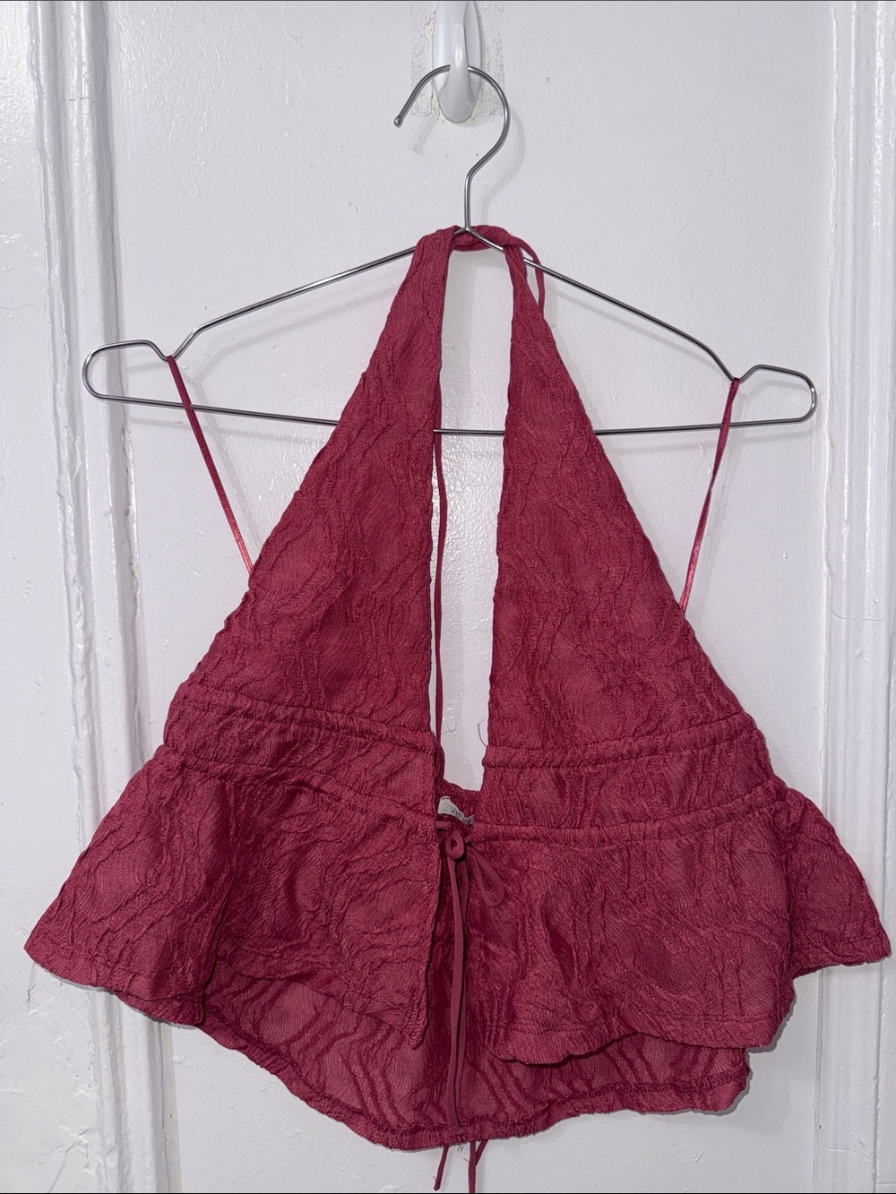 ZARA Raspberry Pink Halter Top
